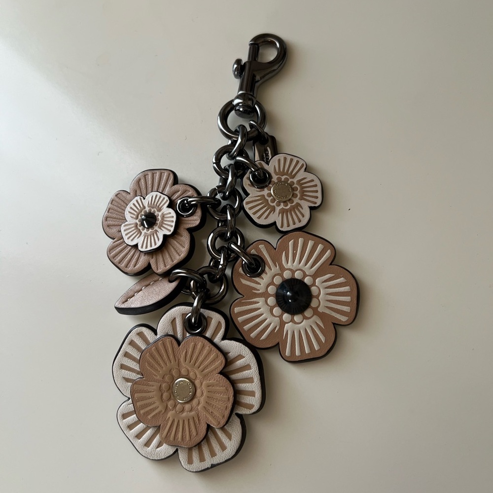 Coach Tea Rose Mix Bag Charm